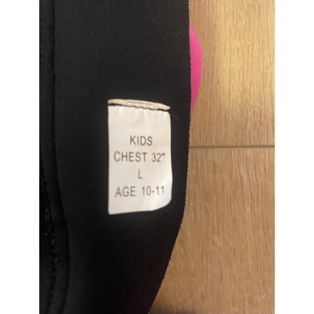 Youth Swimwear Pink/Black/Gray Wetsuit‎